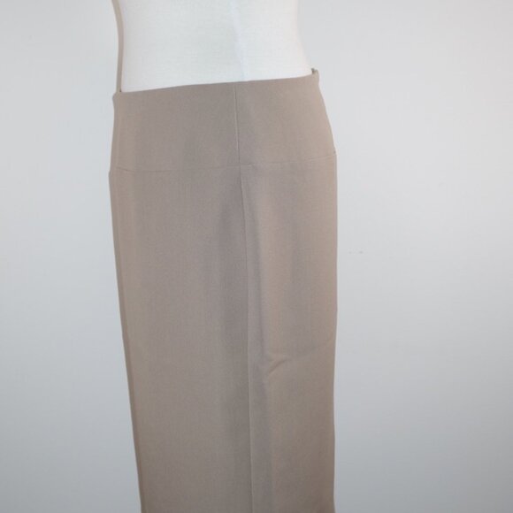 Ellen Tracy Beige Pencil Skirt - Size 6 - Picture 3 of 15